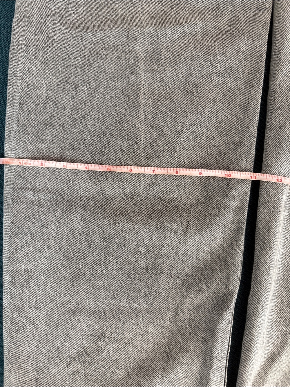 Ultra Wide Baggy Gray Wash Jeans - Picture 9 of 9